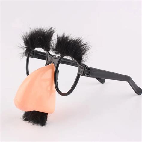 Funny Big Nose Eyebrow Glasses Magician Tricky Props Prank Toys Kids