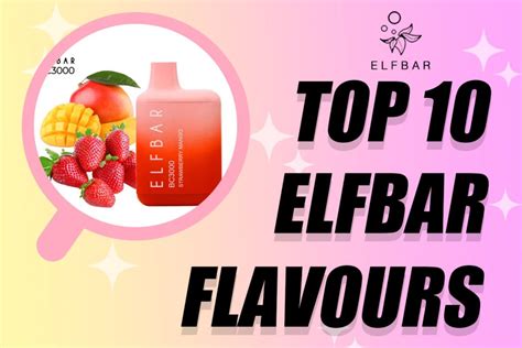 Top 10 Selling ELFBAR Flavours In Australia Elf Bar Australia