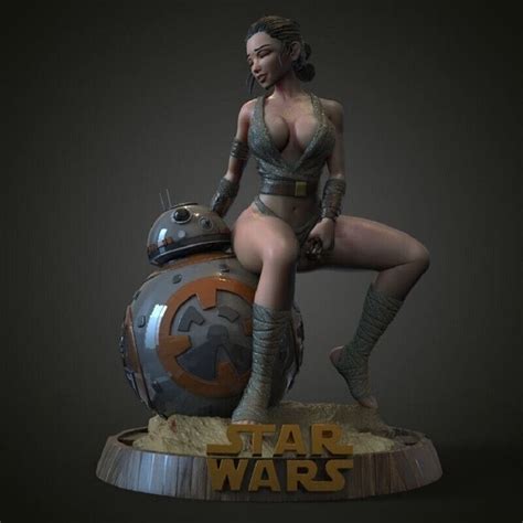 Star Wars Rey 3d Printing Unpainted Figure Model Gk Blank Kit Hot Toy In Stock Ebay