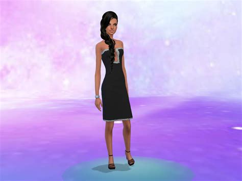 The Sims Resource Black Dress