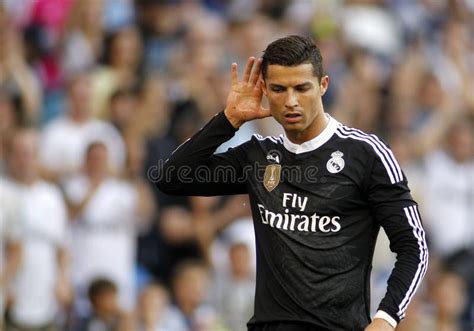 Cristiano Madrid Reala Ronaldo Obraz Stock Editorial Obraz Złożonej Z