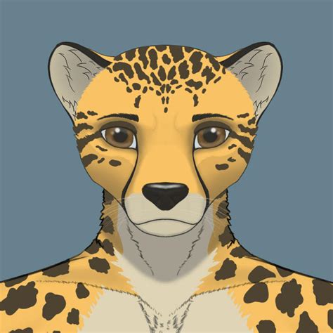 Anthropomorphic Cheetah Portrait By Imahaari On Deviantart