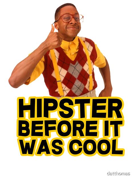 Steve Urkel Hipster Before It Was Cool Stickers By Datthomas