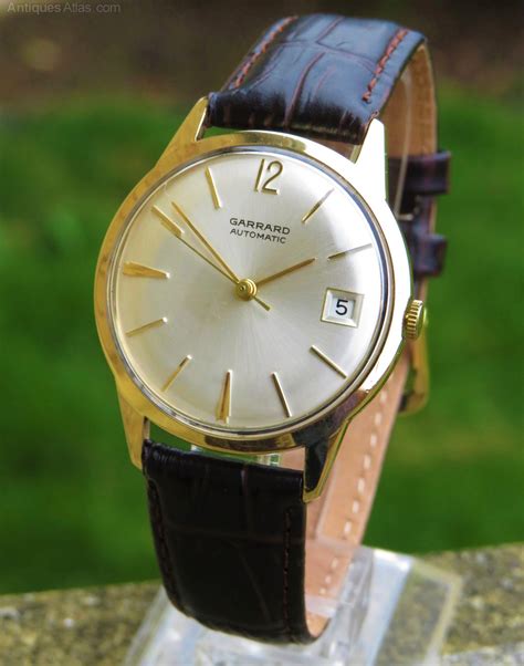 Antiques Atlas - Gents 9ct Gold Automatic Wrist Watch From Garrard