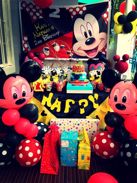 Mickey Mouse Party Theme Mouse Parties Mickey Mouse Party Mickey Mouse