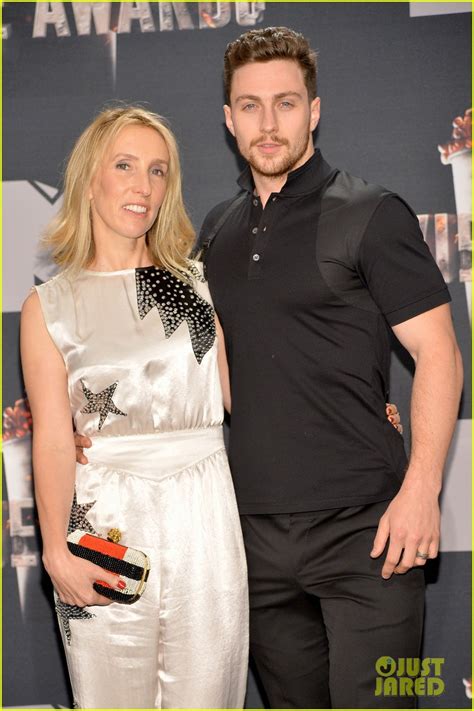 Have you seen the redband trailer for it? Aaron Taylor-Johnson Poses with Wife Sam After Presenting ...