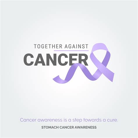 Free Vector Artistry For A Cause Stomach Cancer Awareness Posters