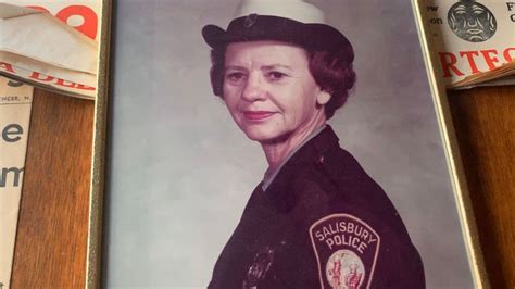 first female police officer recognized