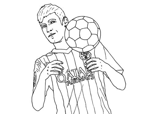 And this is not surprising, because the boy was fond of soccer at a young age and already at seven years old. Neymar Coloring Pages at GetDrawings | Free download