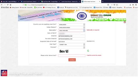 How To Fill Up Online Indian Visa Application Form From Bangladesh New