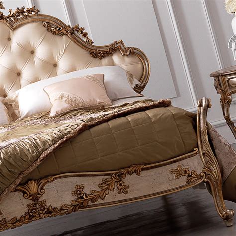 Luxury Ornate Carved Rococo Bed Juliettes Interiors