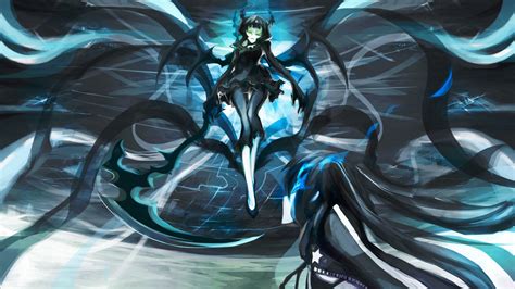 Dead Master And Black Rock Shooter Full Hd Wallpaper And Background