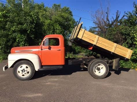 1950 Ford F5 With Dump Bed Grain Truck