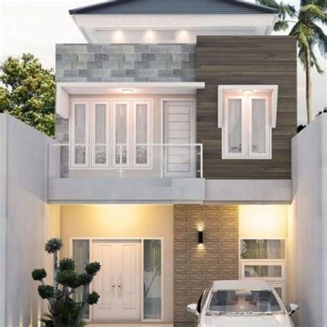 10 Desain Rumah 2 Lantai Mungil Cantik
