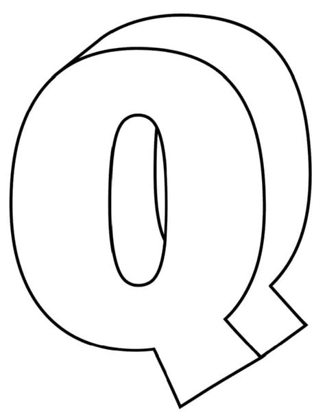 Big Printable Abc Letters Letter Q Letter Q Worksheets Printable