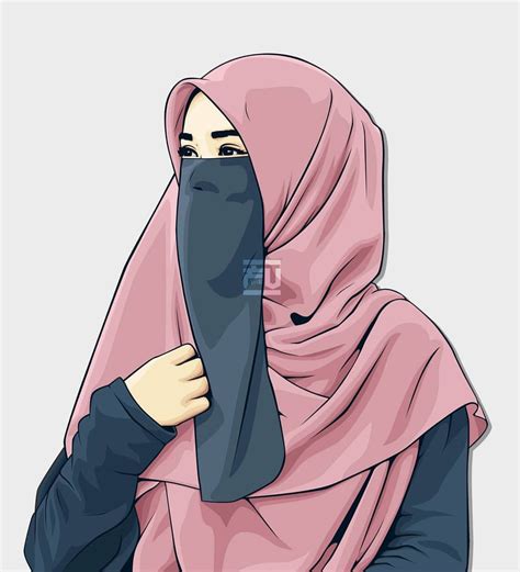 83 Animasi Gambar Kartun Hijab Modern