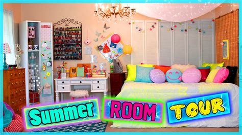 Summer Room Tour Diy Room Decor Ideas Glitterforever17 Youtube
