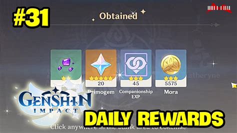 How To Get Or Claim Daily Commission Rewards Genshin Impact 31 Youtube