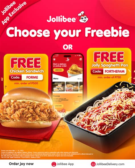 Jollibee March To The Jollibee App And Catch The Latest