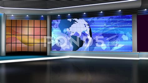 Green Screen Backgrounds Tv News Greenscreen Stock Video Stock