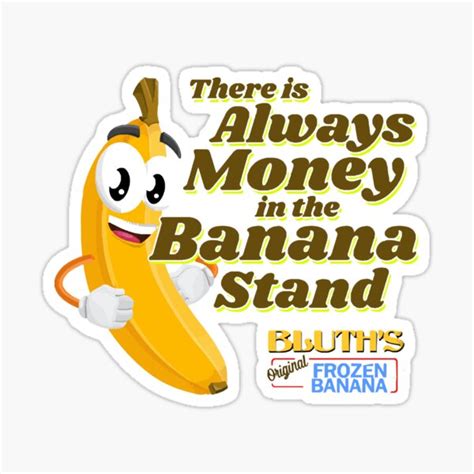 Bluth Banana Stand From Arrested Development Sticker For Sale By