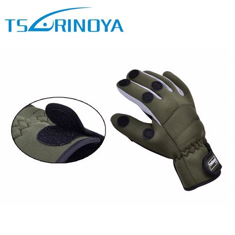 Tsurinoya Waterproof Anti Slip Gloves Full Finger Cycling Golves Bike