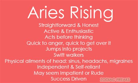 Aries Rising Characteristics Traits And 15 Famous Personalities With
