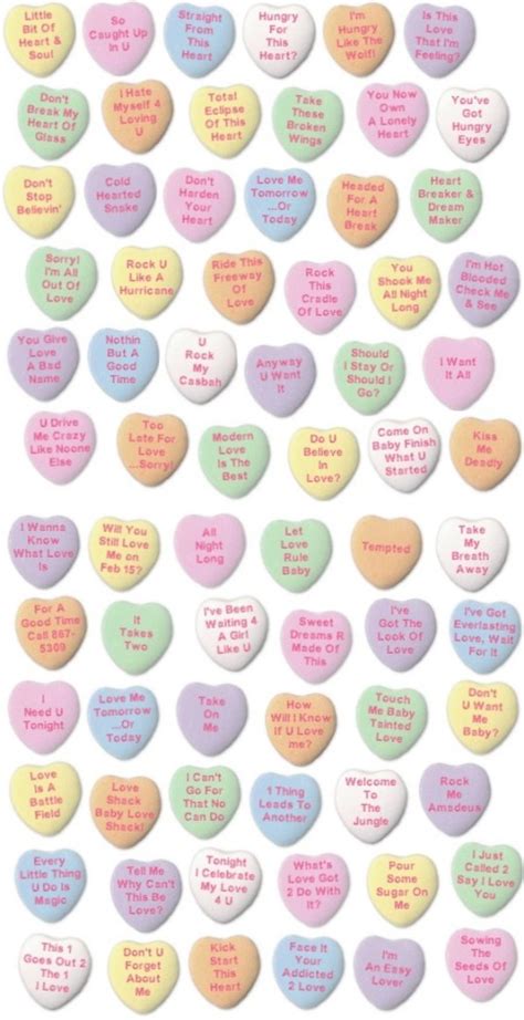 Celebrate Valentine's Day With Candy Hearts Based on '80s ...