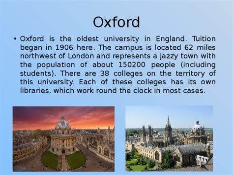 The Most Interesting Facts About Cambridge Oxford