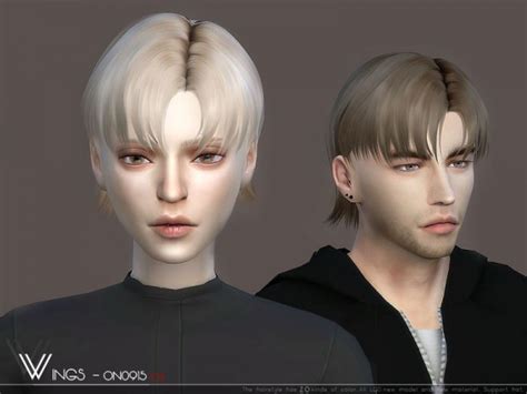 The Sims Resource Wings On0915 Hair Sims 4 Hairs