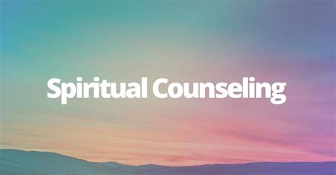 Spiritual Counseling Unity In Naperville