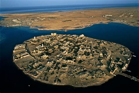 Suakin Port Ancient Coral Port City Port Sudan Northern Sudan
