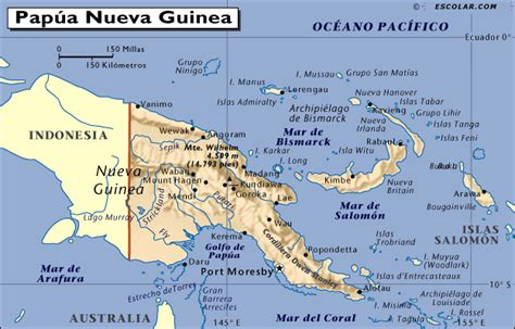 Papúa Nueva Guinea Geografía Física La Guía De Geografía