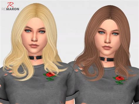 Sims 4 Hairs The Sims Resource Trouble Hair Retextured By Remaron