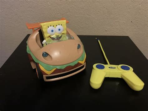 Spongebob Squarepants Krabby Patty Wagon Vehicle Rc Car Toy 2015 Viacom