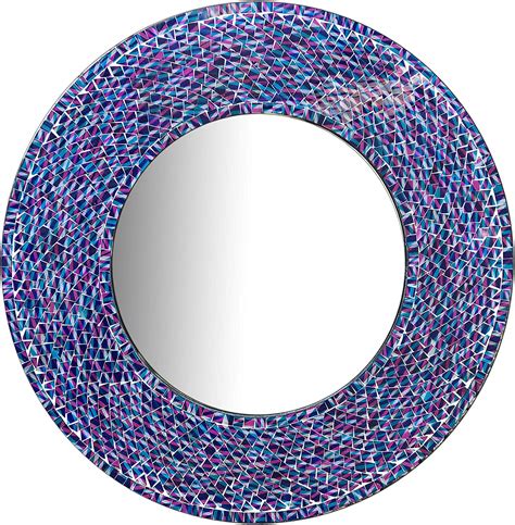 Maybe you would like to learn more about one of these? DecorShore 24 Inch Round Wall Mirror Decorative Mosaic Bathroom Mirror | Decorative Hall Mirror ...