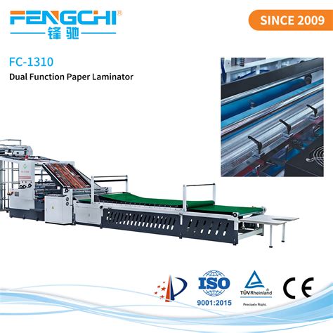Automatic Post Press Laminating Machine High Speed Flute Laminator For