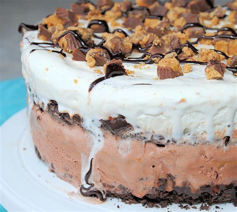 Peanut Butter And Chocolate Ice Cream Cake Crazy Little Projects