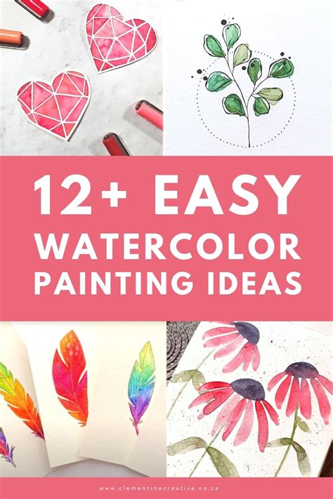 12 Easy Watercolour Painting Tutorials For Beginners