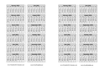 Please note that our 2021 calendar pages are for your personal use only, but you may always invite your friends to visit our website so they may browse our free printables! Printable 2021 Calendar Bookmark