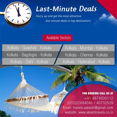 Last Minute Deals Hurry Up And Get The Most Attractive Last Minute
