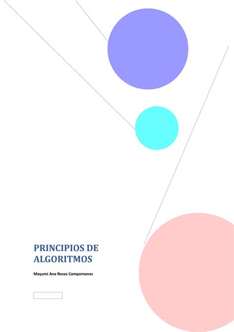 Tarea De La Semana De Principios De Algoritmos Ejercicios