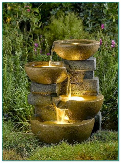 Here are some great indoor garden ideas. Complete Your Home Garden with a Minimalist Fountain ...