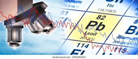 Lead Chemical Element Mendeleev Periodic Table Stock Illustration