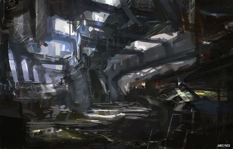 Artstation Collab Concept Illustration Contest Sketch James Paick