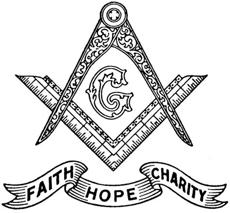 Freemason Masonic Symbols And Meaning Drawing Free Image Download