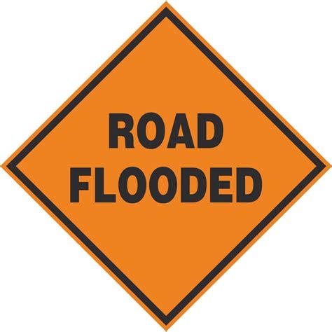 Road Flooded Signs Roadworks Safety Signs Ireland Pd Signs