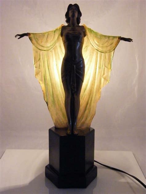 Finally, frankart lamps combined both art deco impulses. BEAUTIFUL ART DECO STYLE LAMP | eBay