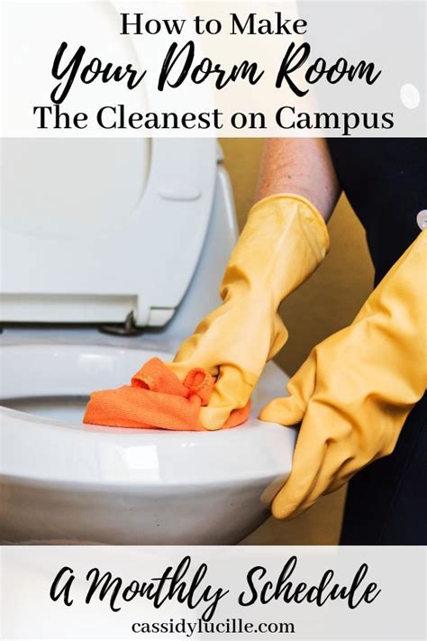 How To Make Your Dorm Room The Cleanest On Campus Cleaning Cleaning Hacks Cleaning Schedule