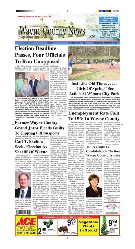 Wayne County News 04-07-10 by Chester County Independent - Issuu